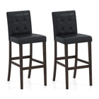 Dreamade Bar Stools Set of 2/4 with Button Tufted Back