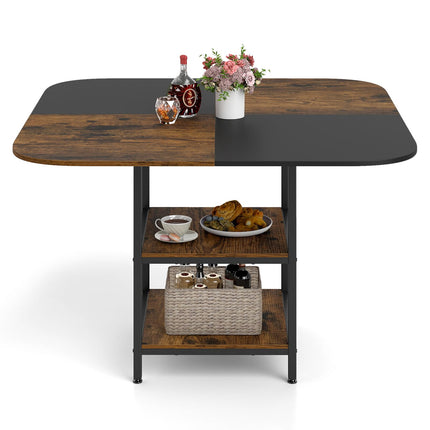 Dreamade 47.5-inches Dining Table for 4 Square Kitchen Table