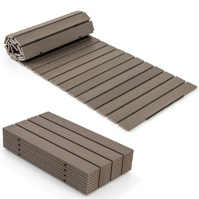 Dreamade 8 FT Garden Pathway, Waterproof HDPE Outdoor Walkway with Non-Slip Surface (1/2)