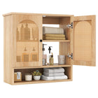 Dreamade Rattan Bathroom Medicine Cabinet