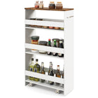 Dreamade 4 Tier Rolling Slim Storage Cart