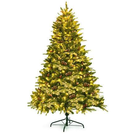 Dreamade 6.5FT Snow Flocked Christmas Tree - DreamadeUS