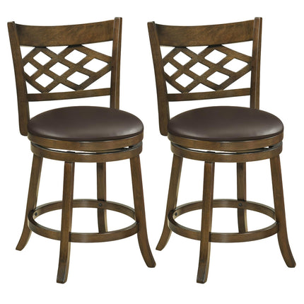 Dreamade Swivel Bar Stools Set of 2/4 26"/31" Bar Height Chairs
