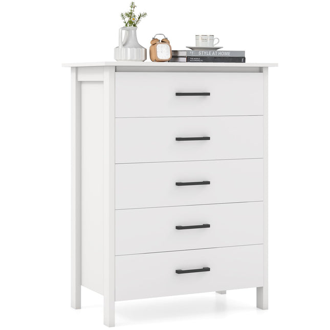 Dreamade 5-Drawer Dresser for Bedroom, 41.5" Storage Cabinet with 5 Drawers