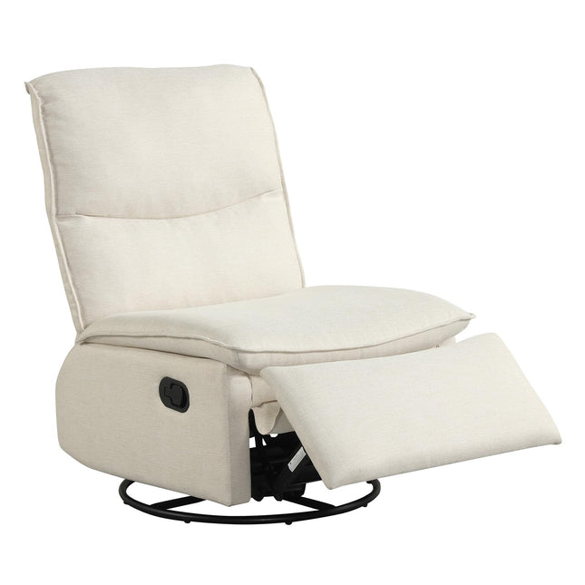 Dreamade Swivel Rocking Recliner | 360° Reclining Rocker Chair with Adjustable Cushioned Back