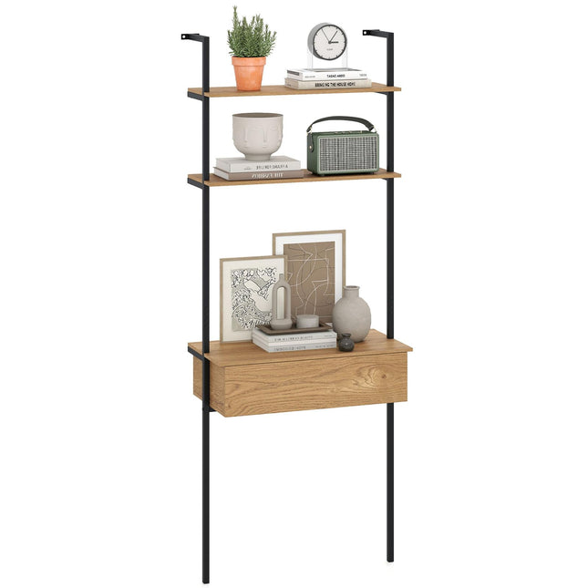 Dreamade 4-Tier Ladder Bookshelf for Living Room