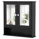 Dreamade Medicine Cabinet, Bathroom Wall Cabinet with 2 Mirrored Doors, Adjustable Shelf