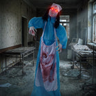 DREAMADE 6.1FT Animated Zombie Nurse