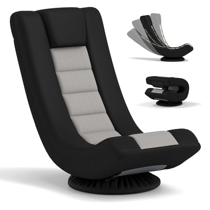 Dreamade Floor Chair with Back Support, 4-Position Adjustable Back, Lazy Sofa Chair, Meditation Chair