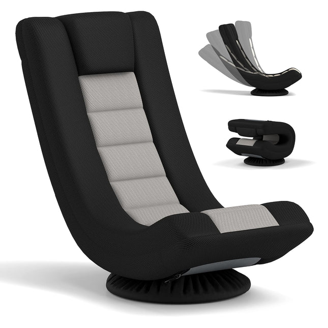 Dreamade Floor Chair with Back Support, 4-Position Adjustable Back, Lazy Sofa Chair, Meditation Chair