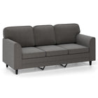 Dreamade 3 Seater Couch - 79” Mid Century Modern Upholstered Sofa with Armrests, Sturdy Legs