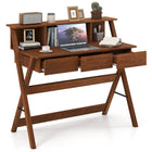 Dreamade Mid Century Modern Desk with 3 Drawers