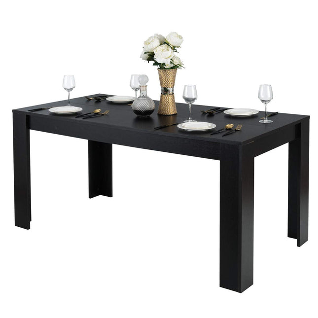 Dreamade Dining Table for 6-8, Wood Rectangular Table, 63" L x 31.5" W x 30" H Large Farmhouse Center Table