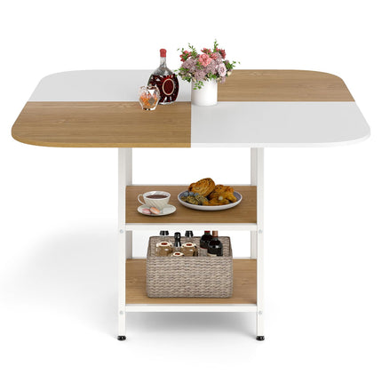 Dreamade 47.5-inches Dining Table for 4 Square Kitchen Table