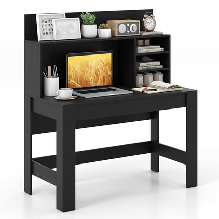 Dreamade Computer Desk with Bookshelf