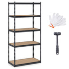 Dreamade 5-Tier Metal Storage Shelves Heavy Duty Garage Shelving Units(1/2/3/4,36