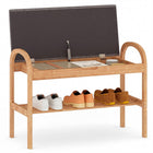 Dreamade Shoe Bench with Flip-Top Storage for Hallway