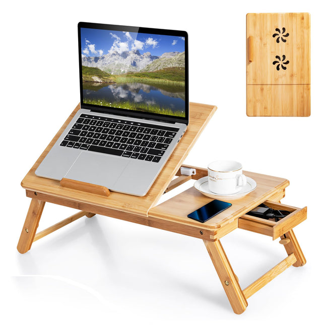 Dreamade Bamboo Laptop Desk