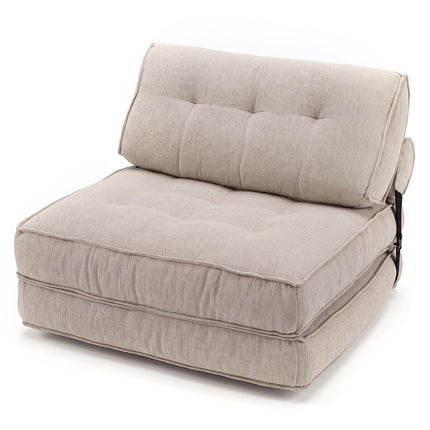 Dreamade 3-in-1 Folding Sofa Bed with Bolster & Pillow