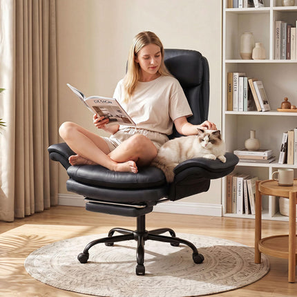 Dreamade Big & Tall Office Chair with Adjustable Armrest