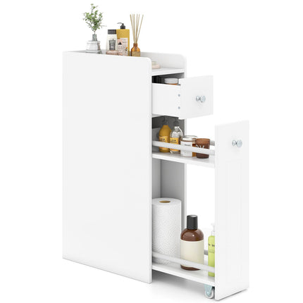 Dreamade Slim Bathroom Storage Cabinet for Living Room