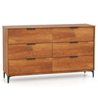 59” x 16.5” x 35” (L x W x H) / Cherry