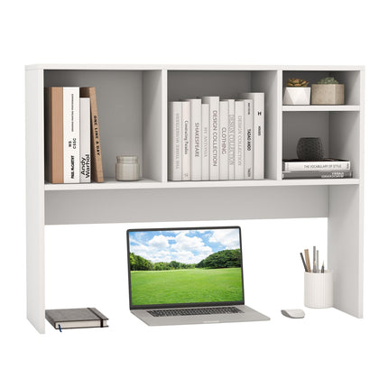 Countertop Storage Hutch with 4 Shelves for Computer Desk