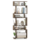 Dreamade 6-Tier Geometric Bookcase Set of 1/2 64