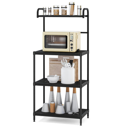 4-Tier Kitchen Microwave Storage Rack Oven Stand
