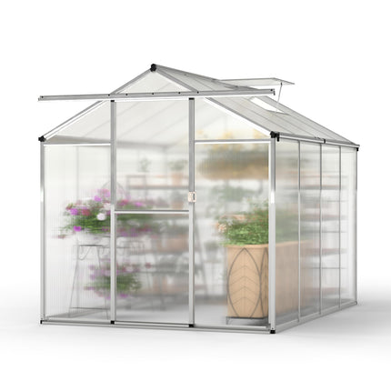 Dreamade Outdoor Large Walk-in Green House w/ Rain Gutter