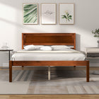 Dreamade Wood Full Platform Bed with Headboard