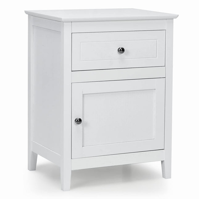 Wooden End Table W/Shelf - Dreamade
