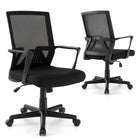 Dreamade Office Desk Chair with Lumbar Support, Ergonomic Mesh Office Chair with Wheels and Armrests