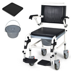 Dreamade 4-in-1 Bedside Commode Shower Wheelchair