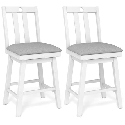 Dreamade 25" Bar Stools Set of 2/4 Swivel Counter Height Bar Chairs