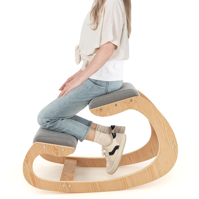 Dreamade Ergonomic Kneeling Chair, Posture Chair for Desk with Cushion
