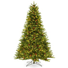 Dreamade 3-Minute-Setup Pre-Lit Artificial Christmas Tree, 7ft Hinged Xmas Tree with 360 Quick Power Connector
