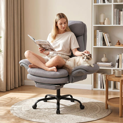 Dreamade Big & Tall Office Chair with Adjustable Armrest