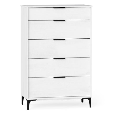 Dreamade Wooden Storage Cabinet with Anti-Tip Kit & Sturdy Metal Legs