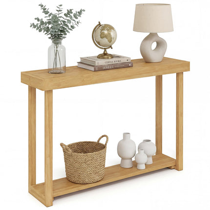 Dreamade 46" Solid Wood Console Table(46" x 12" x 32")