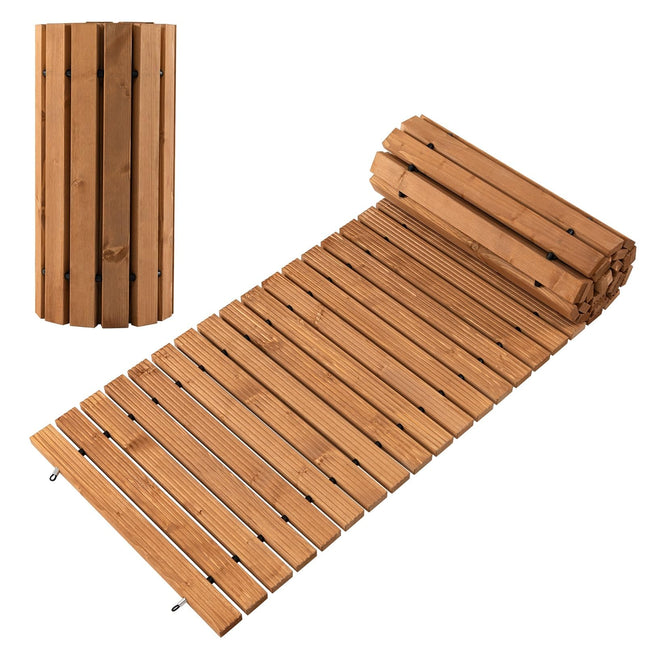 Dreamade 8ft Wooden Garden Pathway
