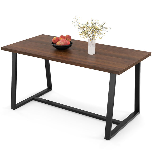 Dreamade 63" Large Dining Table for 4-6