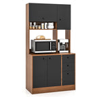 Walnut & Black