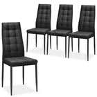 Dreamade Dining Chairs Set of 4 Black