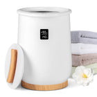 Dreamade Towel Warmer Bucket, 20L Large Hot Towel Heater with Wood Handle