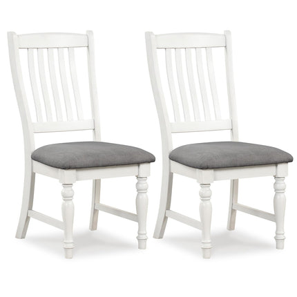 Dreamade Wood Dining Chairs Set of 2/4 Farmhouse Kitchen Chairs with Solid Wood Frame, Max Load 355 Lbs
