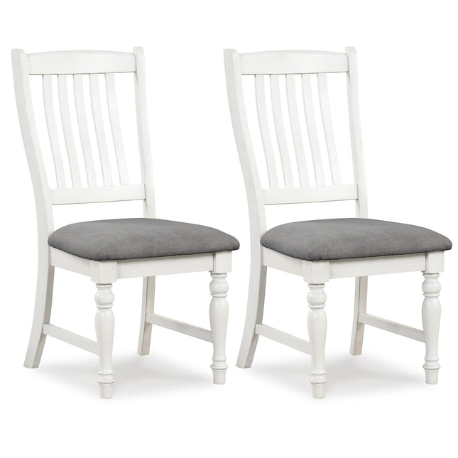 Dreamade Wood Dining Chairs Set of 2/4 Farmhouse Kitchen Chairs with Solid Wood Frame, Max Load 355 Lbs
