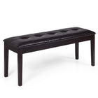 Dreamade Dining Room Bench, Traditional Upholstered Table Benches