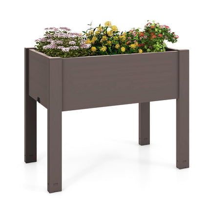 Dreamade Raised Garden Bed with Legs, Self-Watering Planter Box with Water Level Indicator
