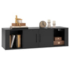 Wall Mounted Storage Cabinet 2 Cube Floating Media Hanging Desk